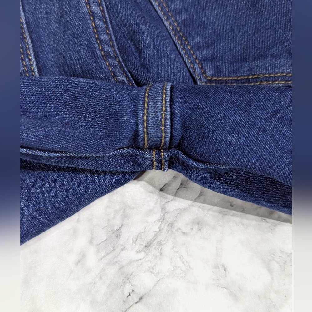 Zara Blue 7223/265 Mid-rise Bootcut Blue Denim Jeans Size 4 US - Picture 11 of 14